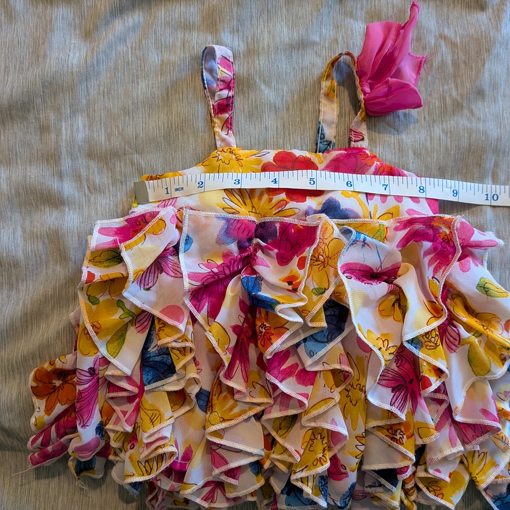 Floral Ruffle Kids Matching Set - Picture 7 of 8